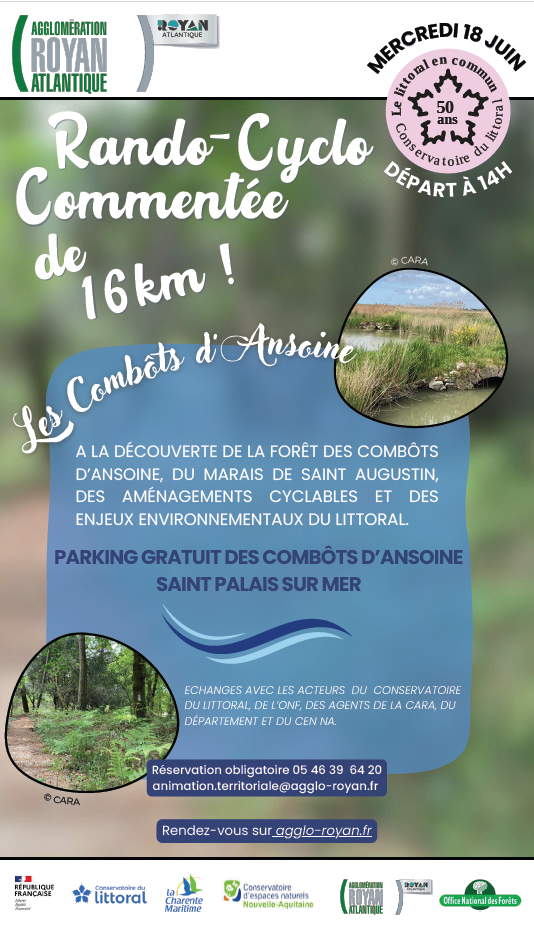 Rando-cyclo commentée des 50 ans du Conservatoire du Littoral