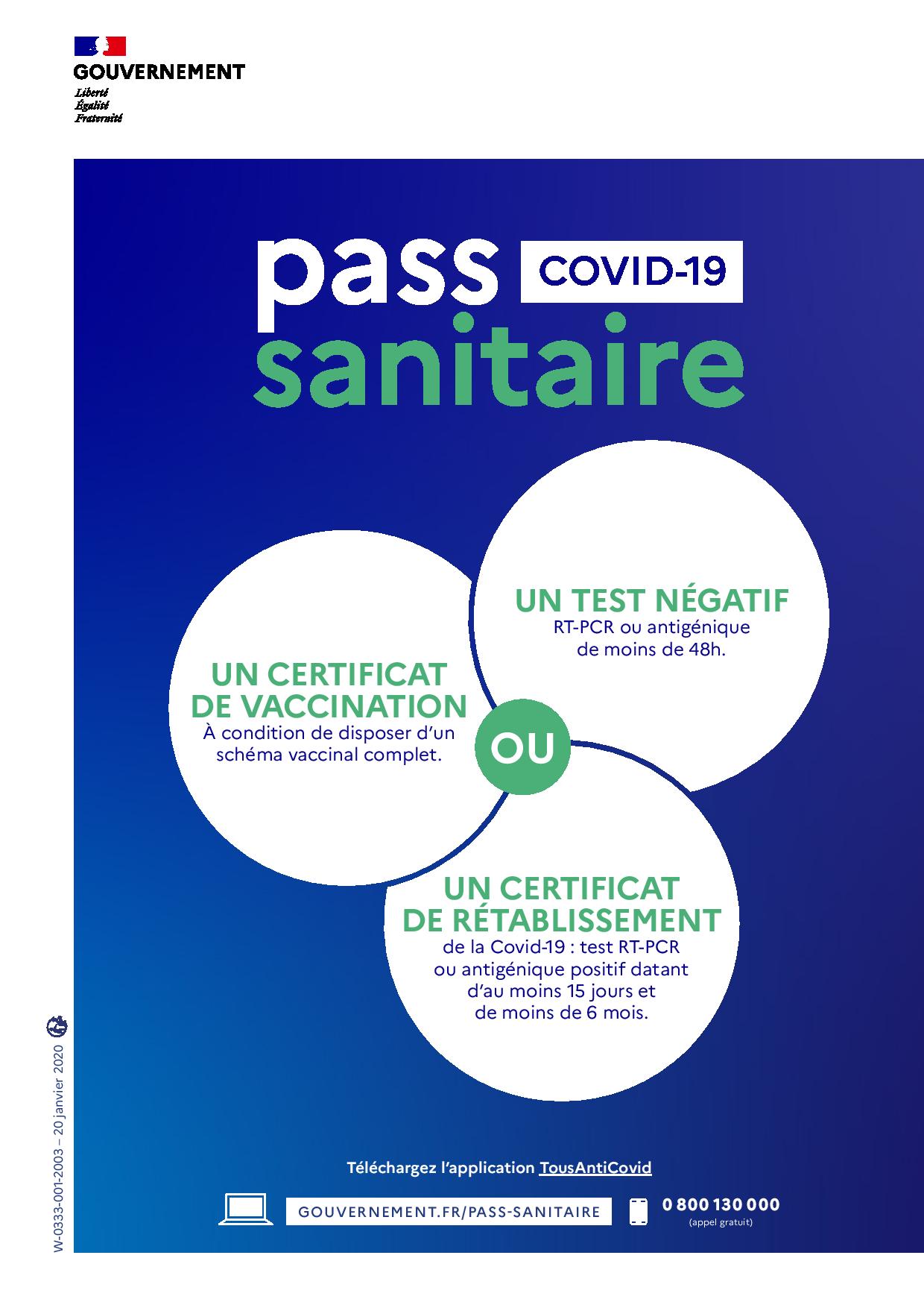 Piscine Municipale - Pass Sanitaire